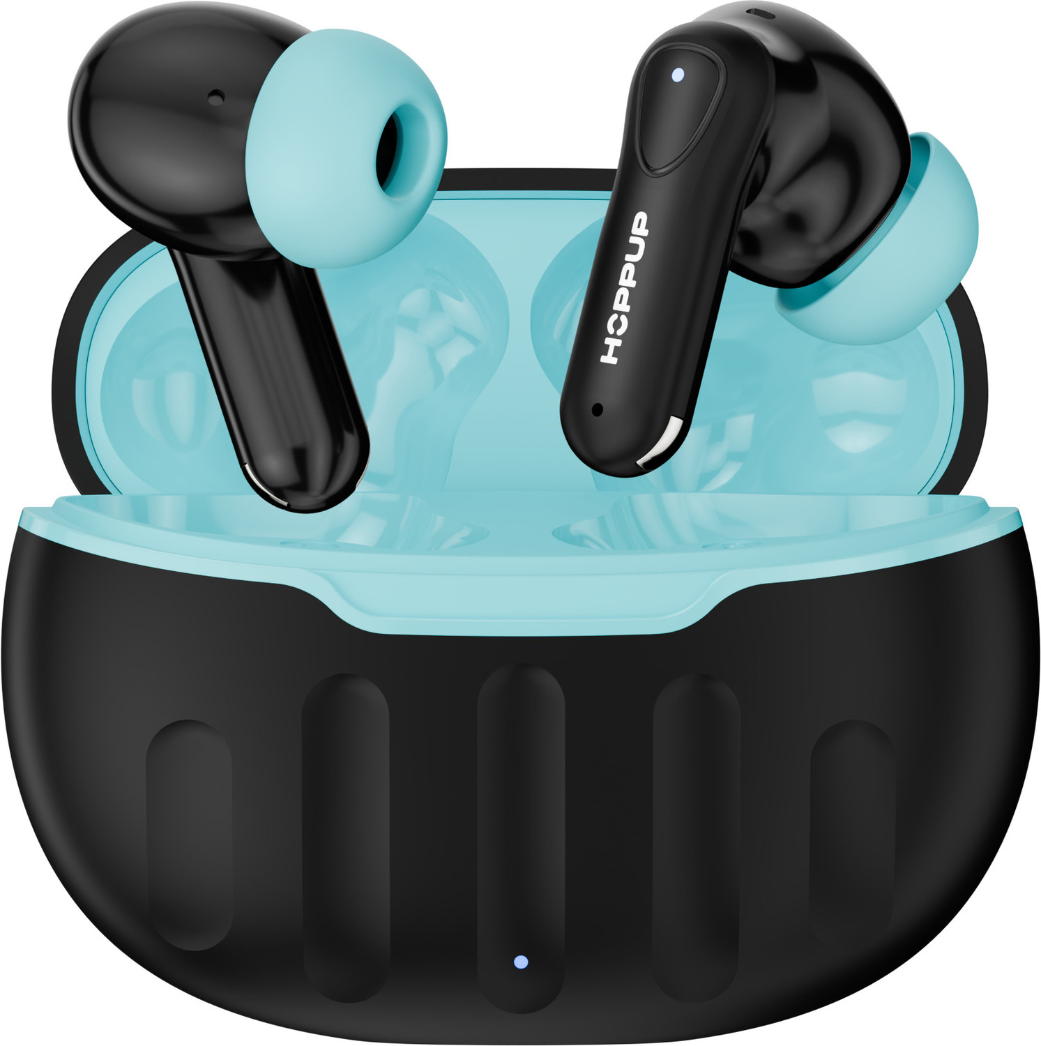 HOPPUP AirDoze M1 TWS Earbuds, 50H Playtime, Black - Image 1