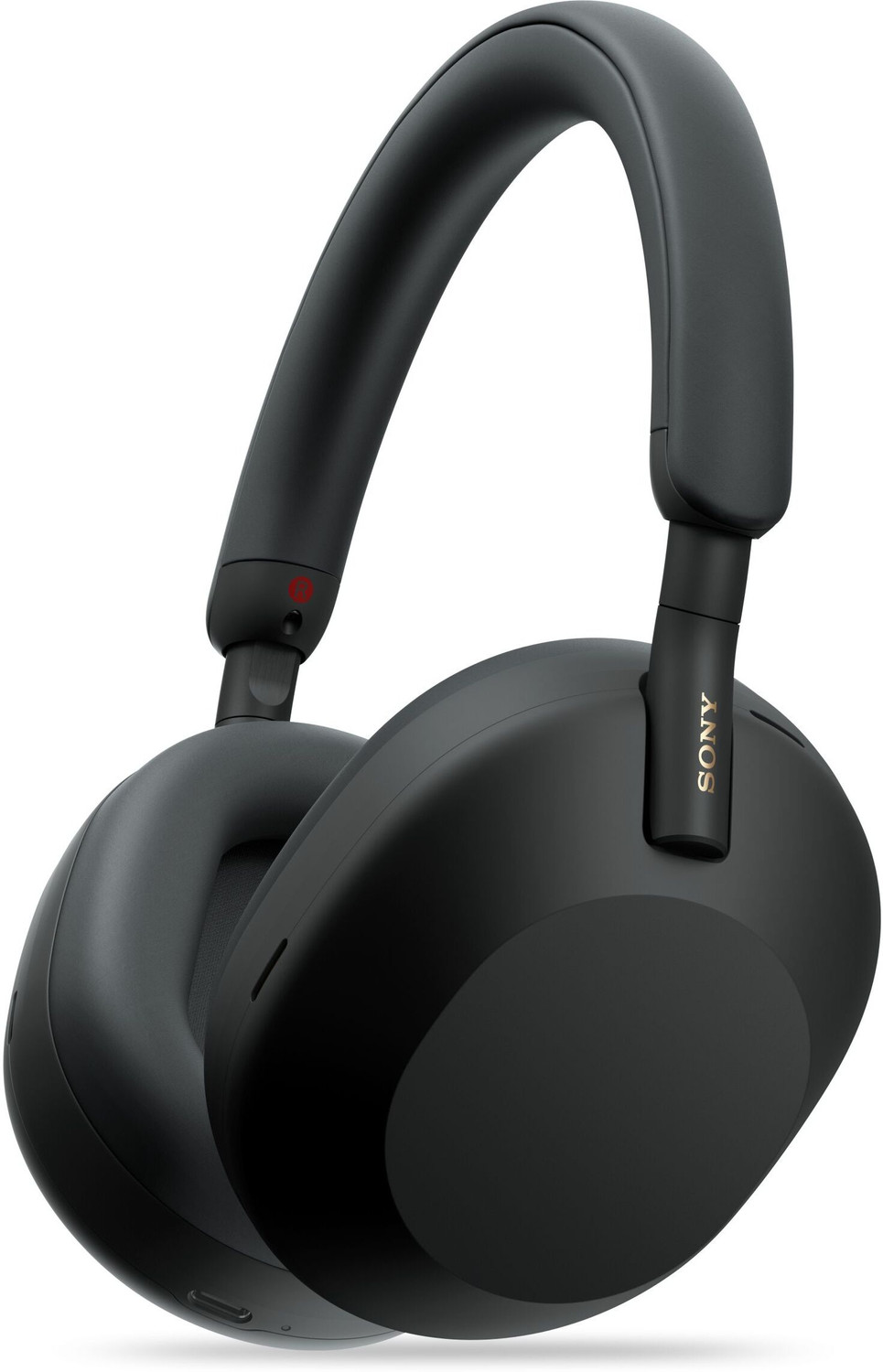 SONY WH-1000XM5 Wireless Noise Cancellation with AI Noise Reduction Bluetooth Headset (Black, On the Ear) - Image 1