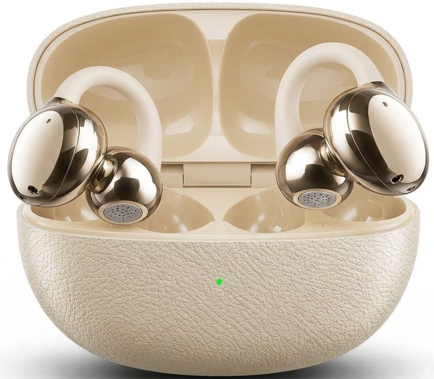 BUROX OWS Air Clips Open Ear Wireless Buds, Gold - Image 1