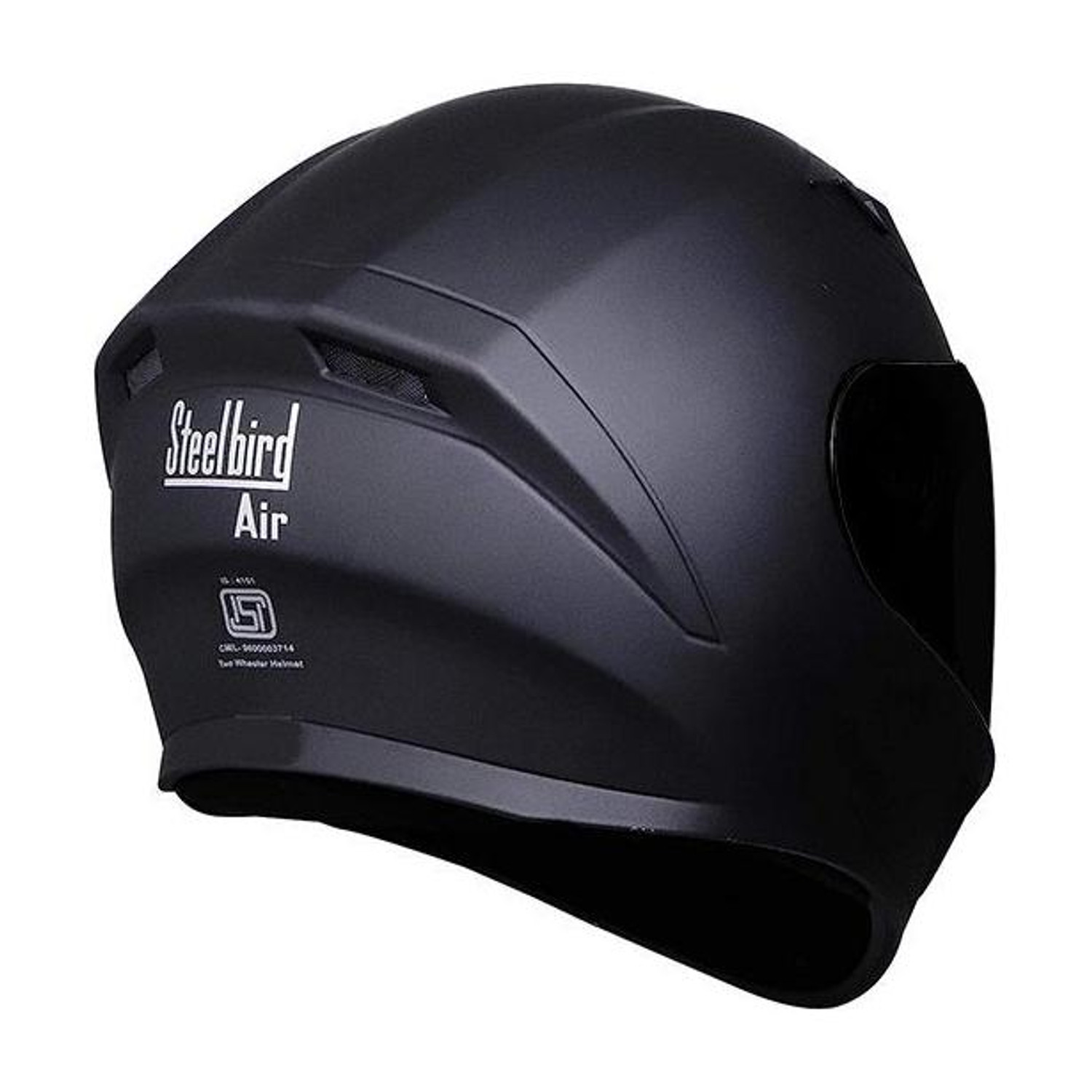 Steelbird Air SB-SBA-21 Raptor Full Face 580 MM (Black Visor) Motorbike Helmet (Black1) - Image 1