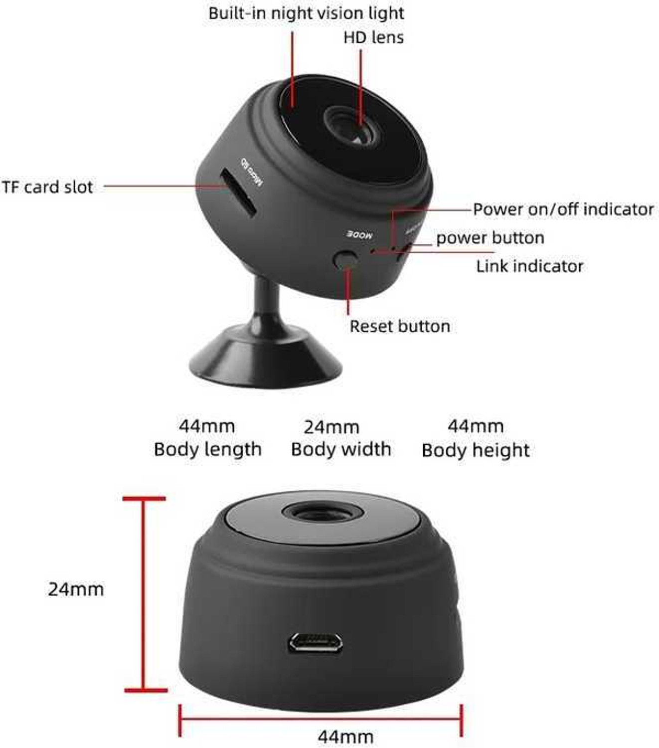 SIFATECH MEGNET CAMERA Security Camera - Image 1