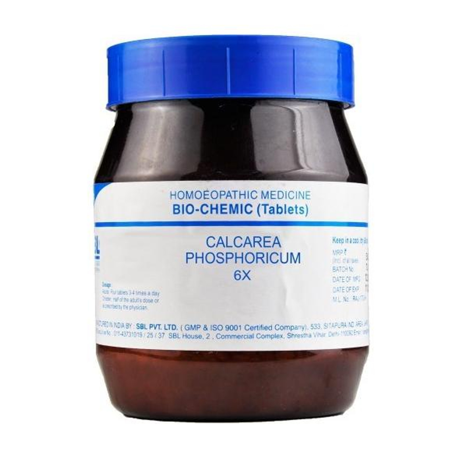 SBL Calcarea phosphorica 6X Tablets (450 g) - Image 1