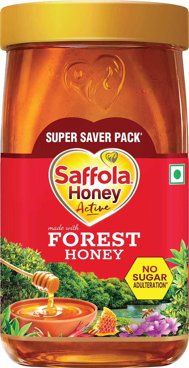 Saffola Honey Active Forest Honey 1.2kg - Image 1