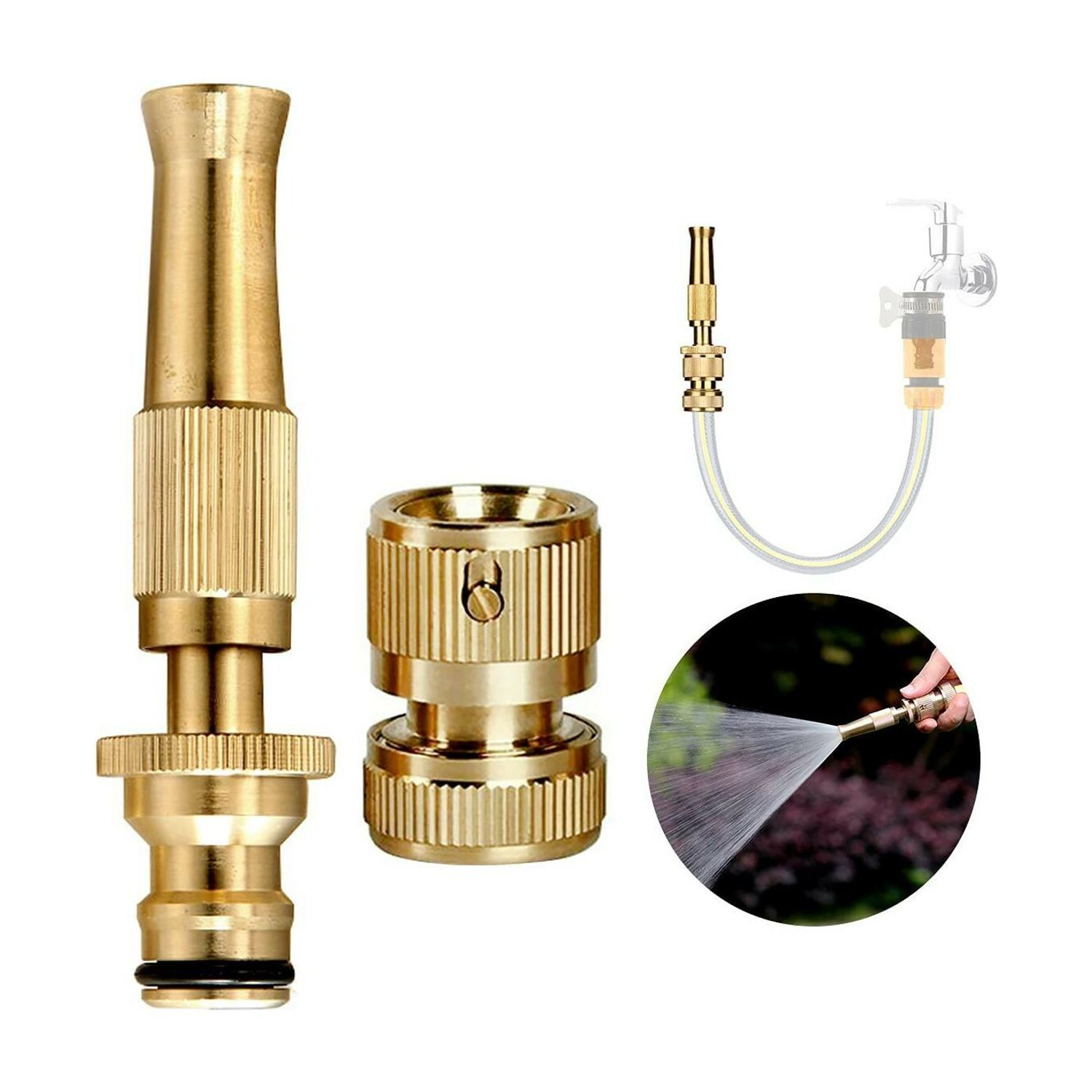 SGMSC Brass WaterHose Nozzles Pipe For Gardening And Washing Spray Gun - Image 1
