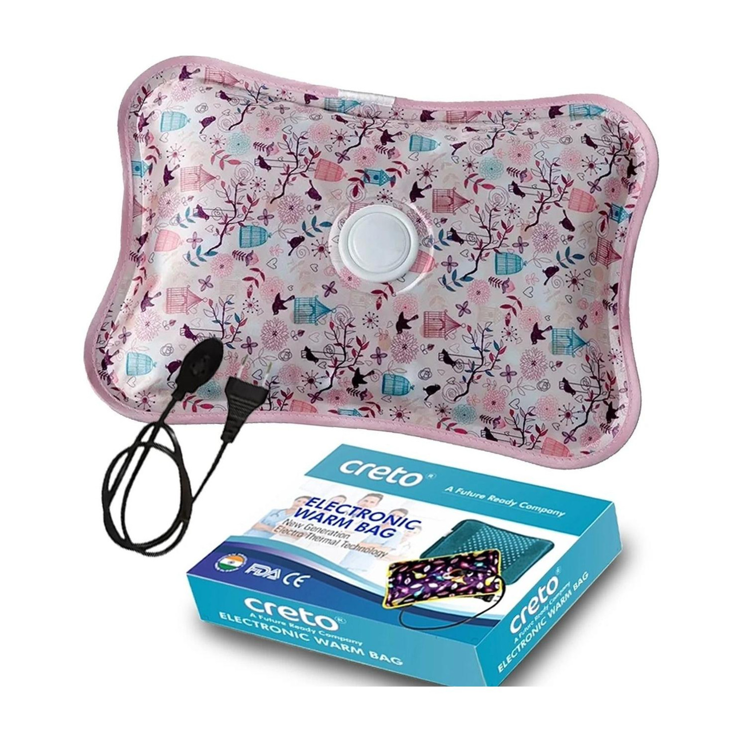 CRETO Heating Pad Gel Full Body Pain Reliever Electric 1L Hot Water - Image 1