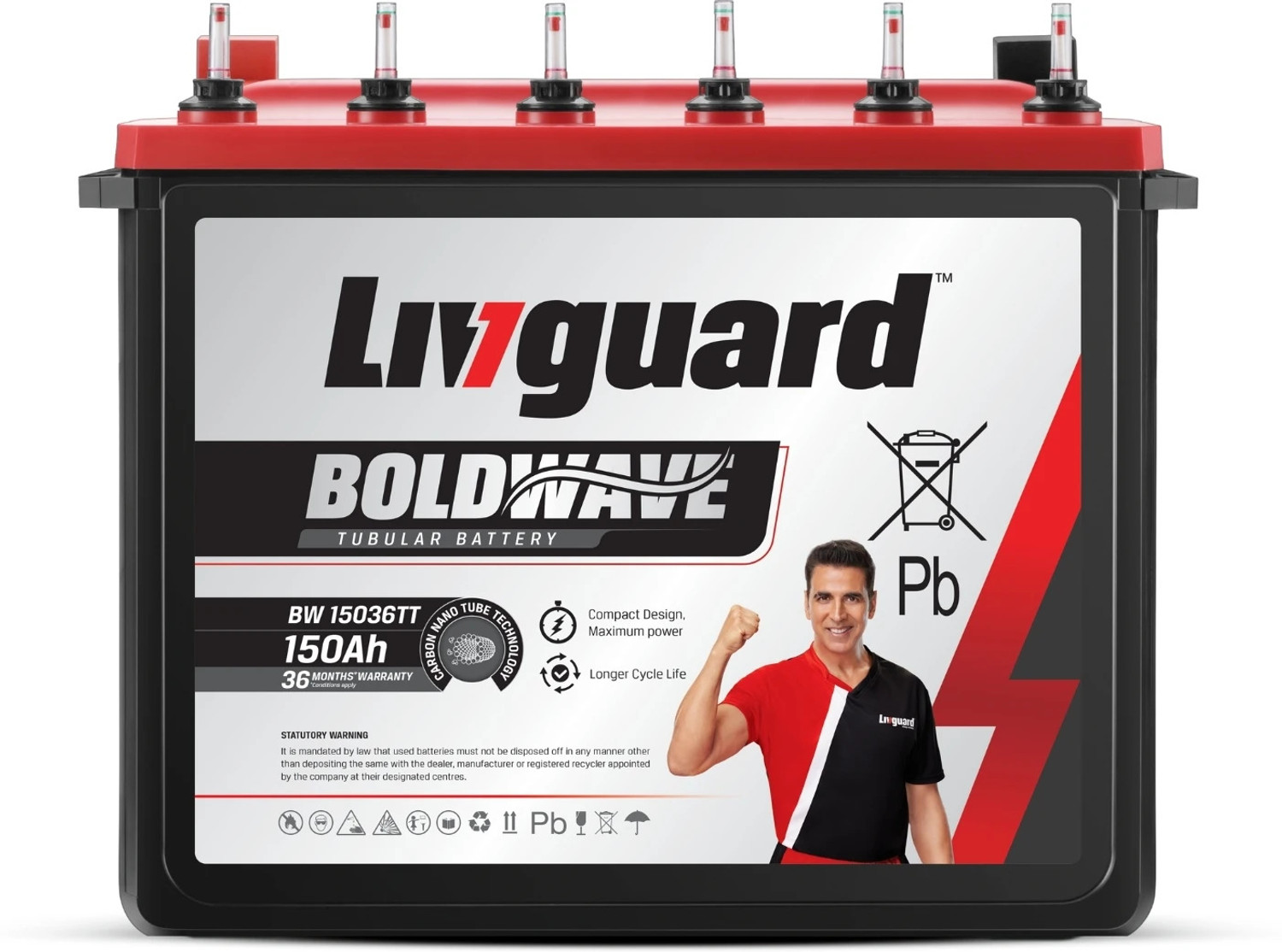 Livguard BW15036TT à¤à¤¨à¥à¤µà¤°à¥à¤à¤° à¤¬à¥à¤à¤°à¥ (150 Ah, BW15036TT) - Image 1