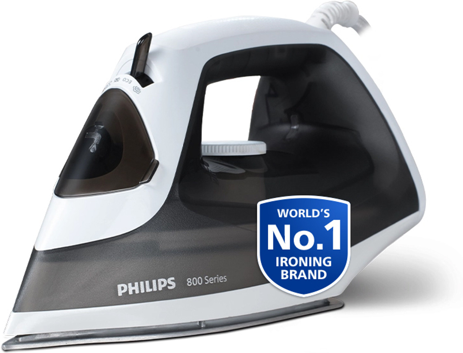PHILIPS DST0800/80 1250 W Steam Iron (Black) - Image 1