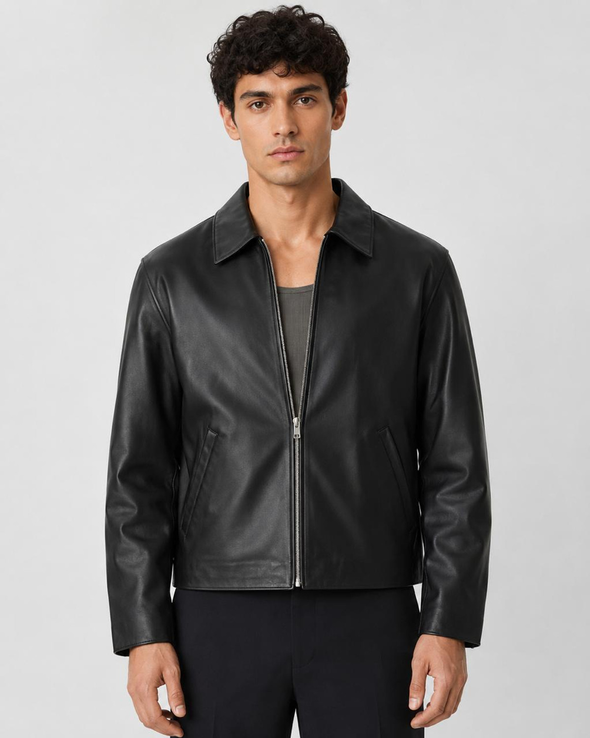 ZENVER Men Solid Biker/Riding Jacket - Image 1