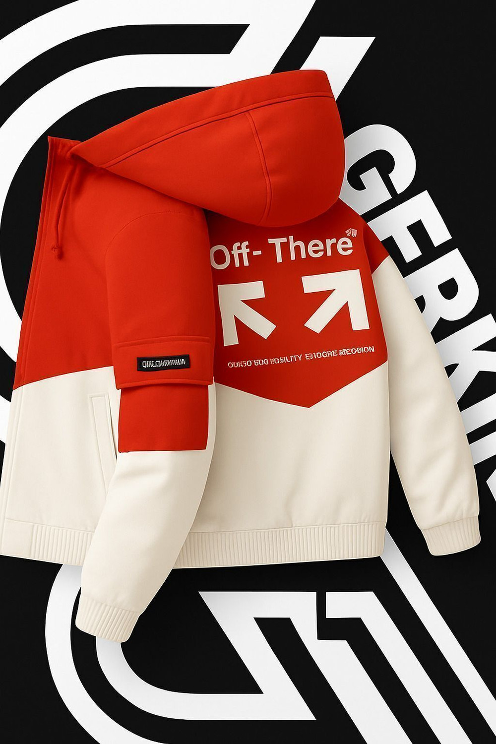 Azy Fabrics Men Colorblock Casual Jacket - Image 1