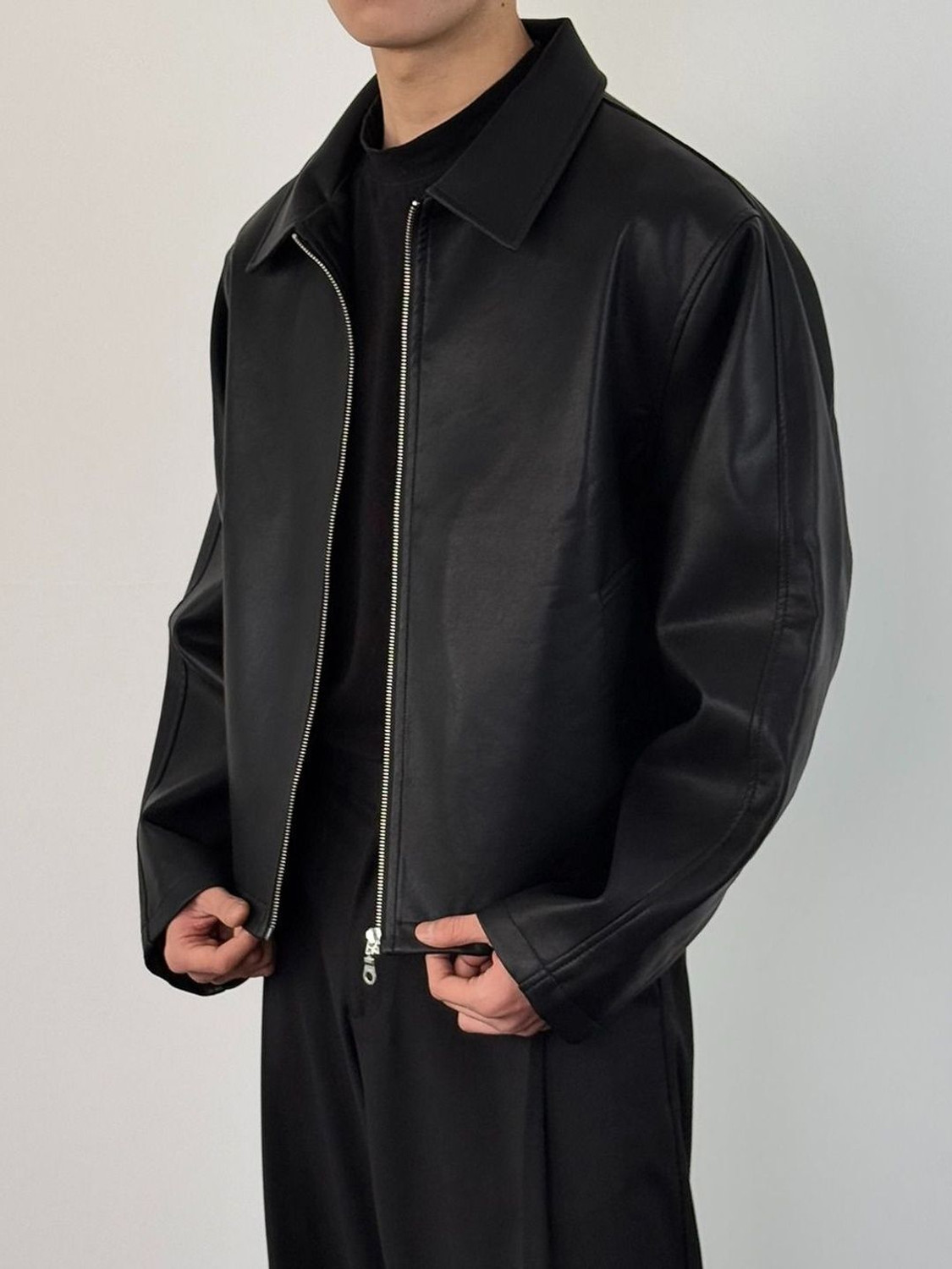 HERE&NOW Men Solid Bomber Jacket - Image 1