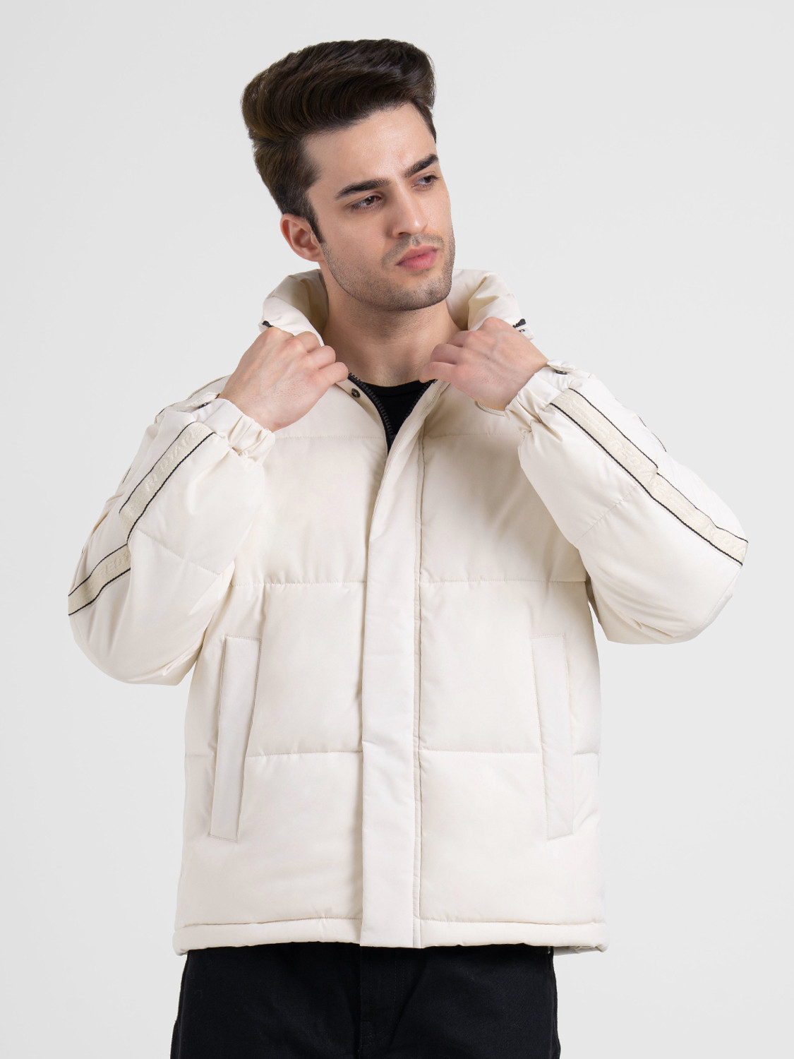 RED TAPE Men Solid Padded Jacket - Image 1