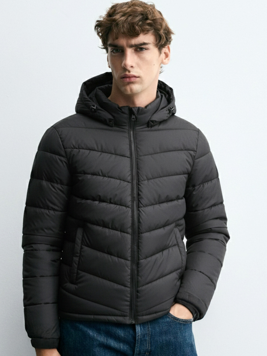 HIGHLANDER Men Solid Puffer Jacket - Image 1