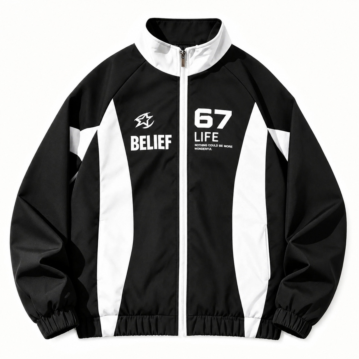 PLATINUMCARTZ Men Colorblock Sports Jacket - Image 1