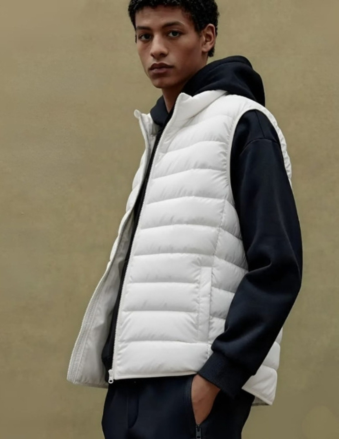 The Origin Life CO Men Solid Puffer Jacket - Image 1