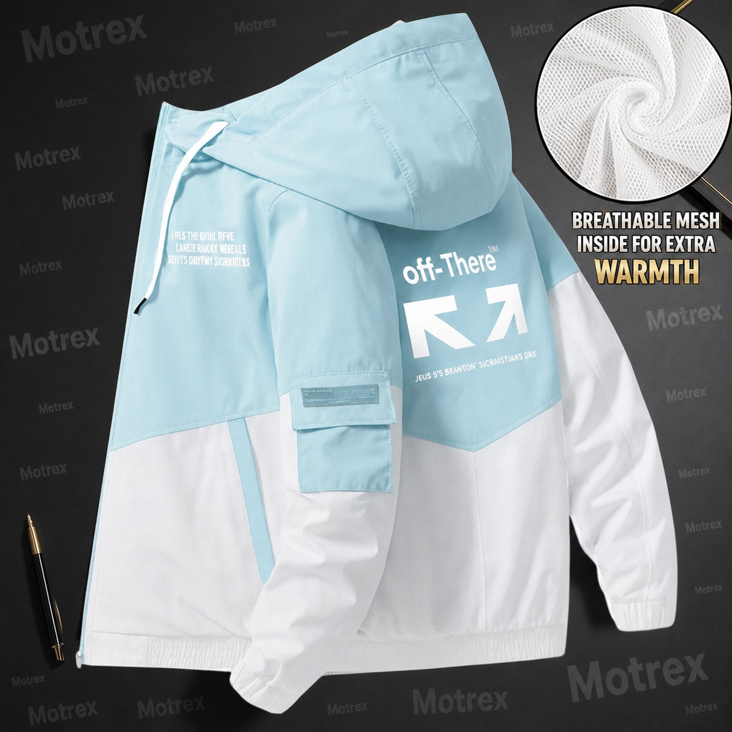 MOTREX Men Colorblock Casual Jacket - Image 1