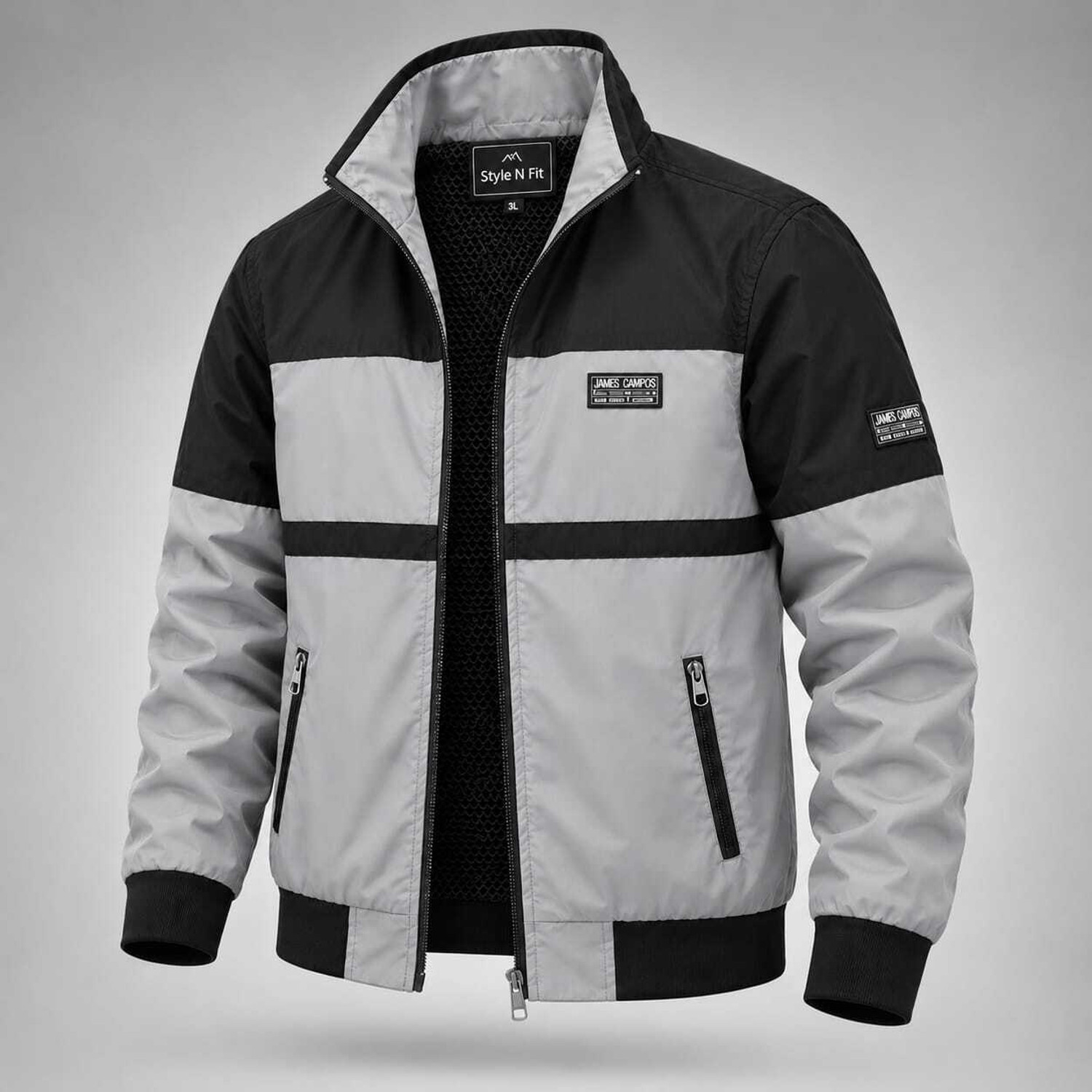 StyleNFit Men Colorblock Casual Jacket - Image 1