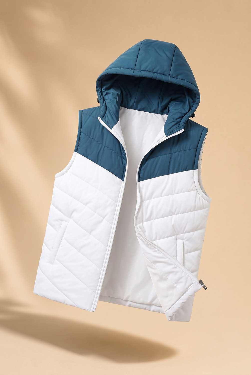 Christy World Men Colorblock Puffer Jacket - Image 1