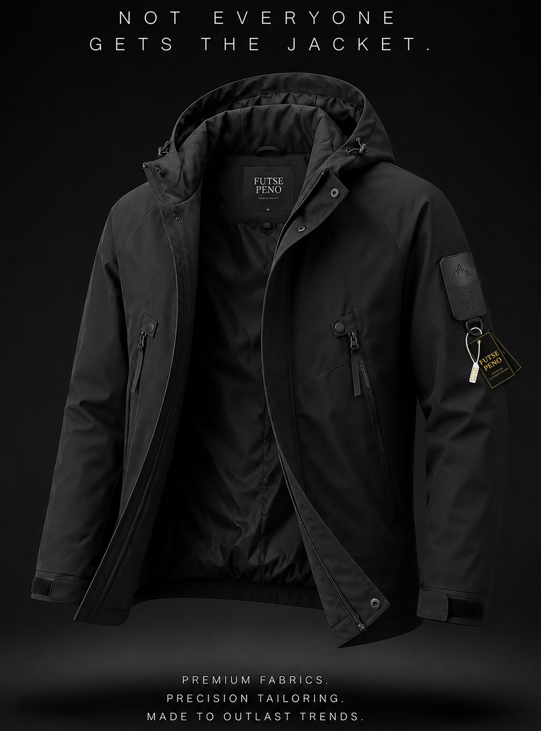 FUTSE PENO Men Applique Casual Jacket - Image 1