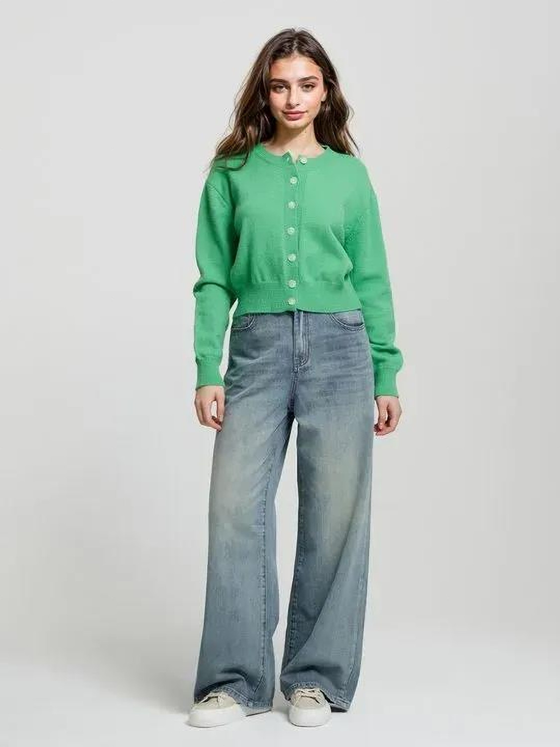 KOTTY Women Relaxed Fit High Rise Light Blue Jeans - Image 1