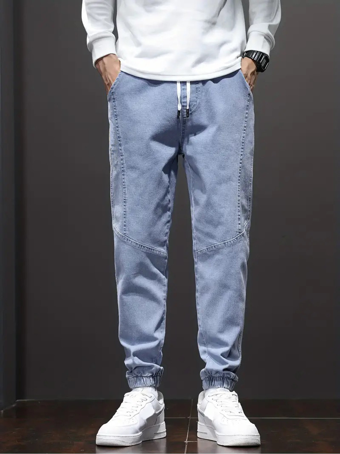 POSHAX Men Regular Mid Rise Blue Jeans - Image 1