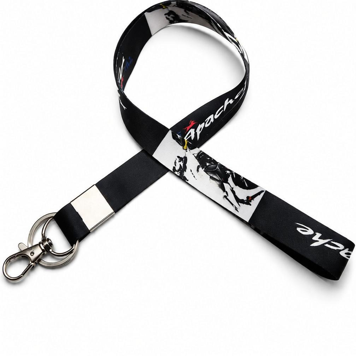 Deethyas Fashion Bike Logo 18 Inches Nylon Long Fabric ID Tag With Hook For Bike Men Women Key Chain - Image 1