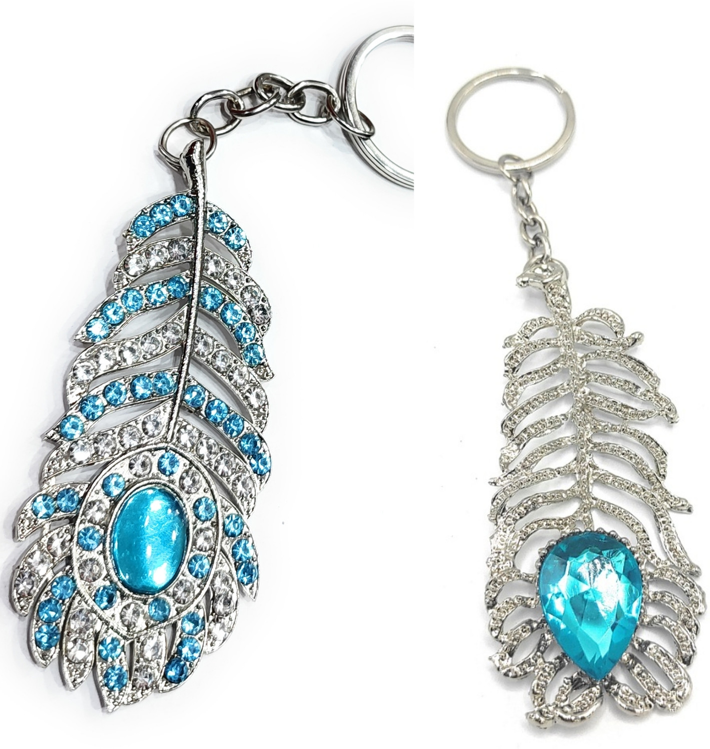 Jdp Novelty Get Any One Random Pcs of this Oh My God OMG Movie Metal Feather Key Chain - Image 1
