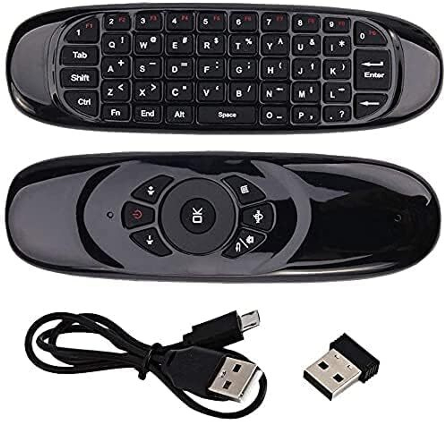 RuhZa C120 Air Mouse Remote with Backlight - Image 1
