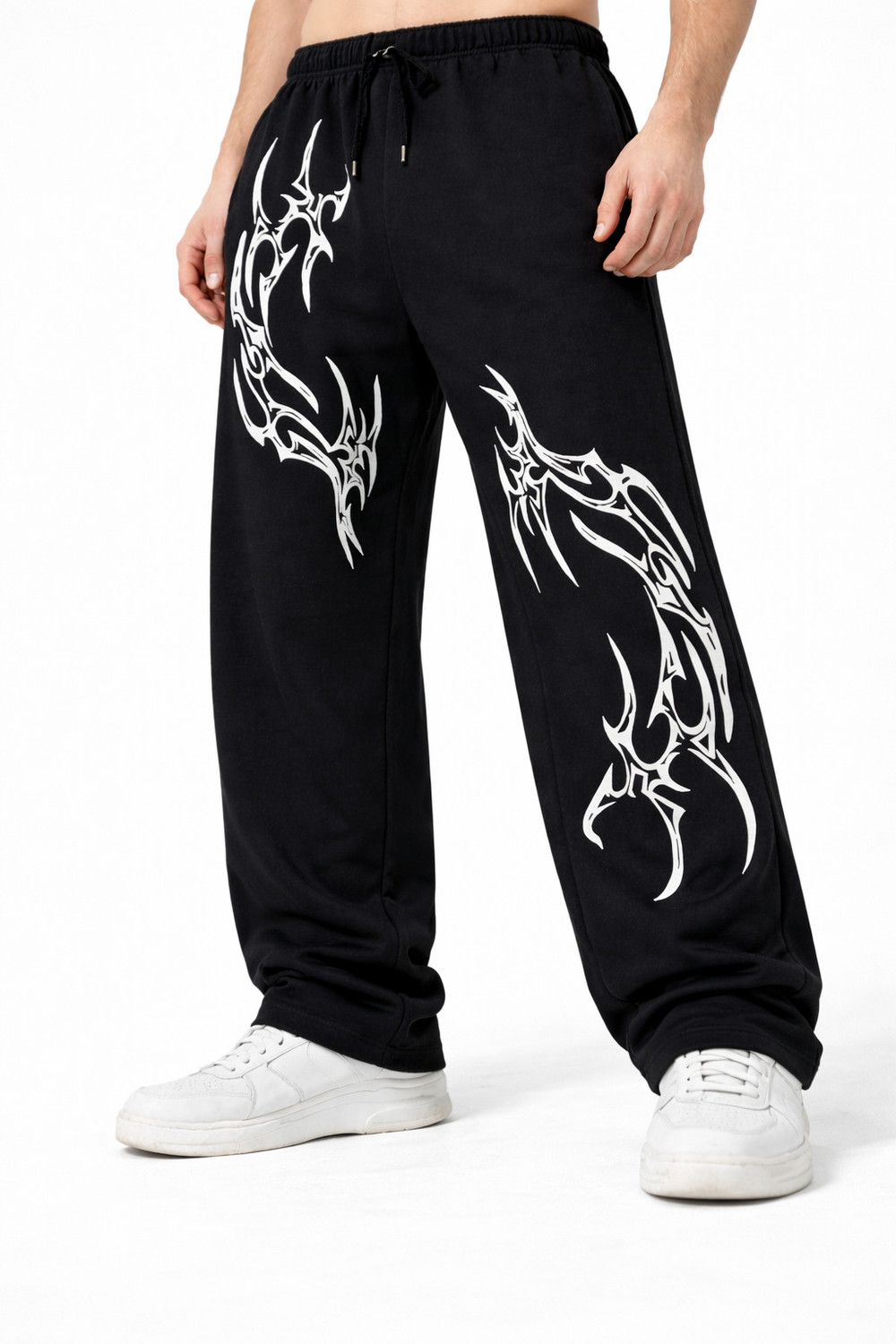 mank D Boys Track Pant (Black, Pack of 1) - Image 1