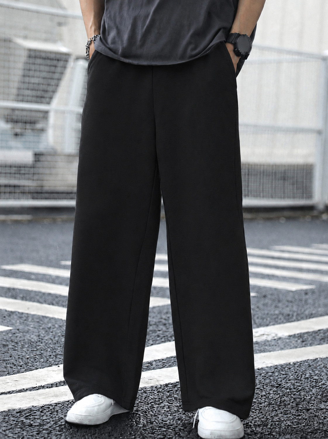 toystshirt Track Pant For Boys (Black, Pack of 1) - Image 1