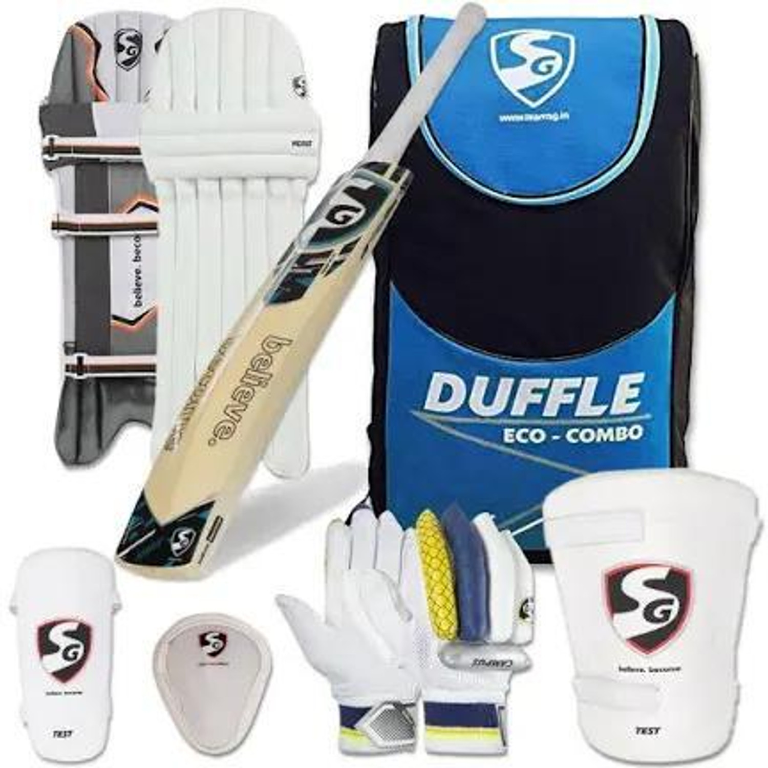 SGKIT Junior Blaze Duffle Cricket Kit - Image 1