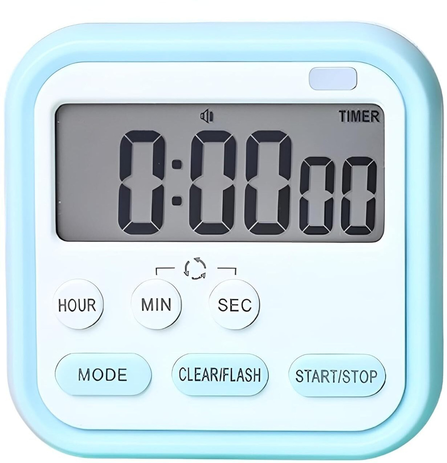 SADRUCHI Digital Kitchen Timer with Large LCD, Alarm & Magnetic Stand - Image 1