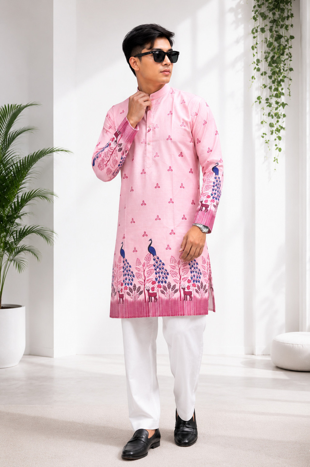 fabzy Men Kurta Pyjama Set - Image 1