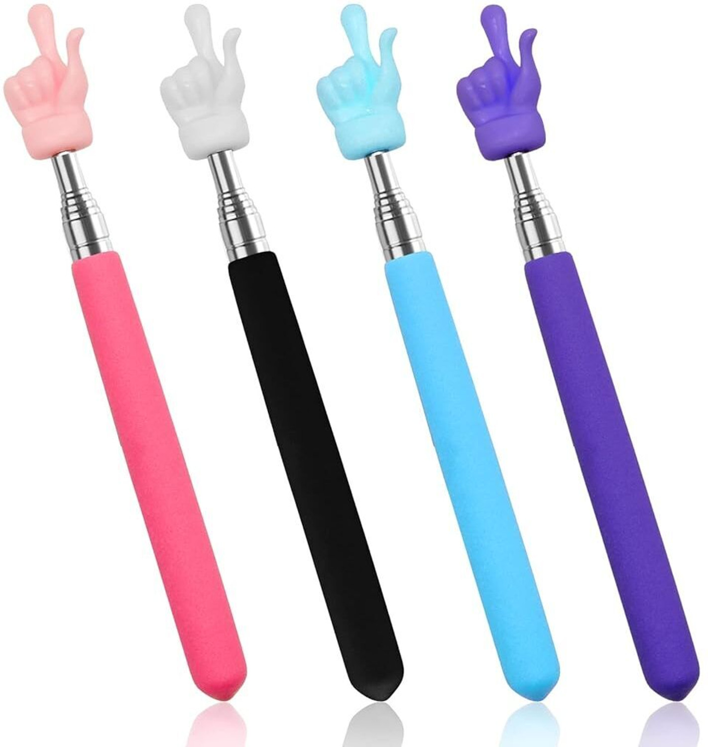 Climberty 4Pcs Telescopic Teachers Pointer Extendable Mini 4 Pieces - Image 1