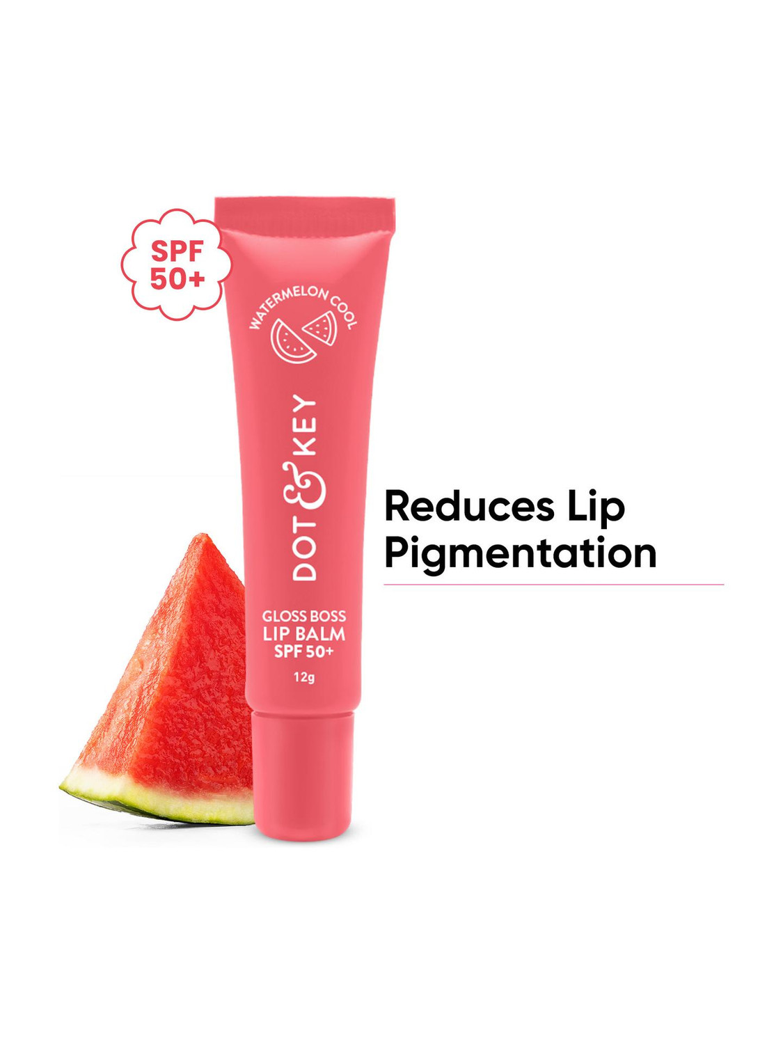 Dot & Key Vitamin C + E Watermelon Cool Lip Balm SPF 50+ PA+++ - Image 1