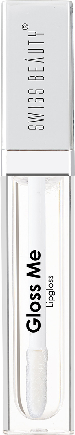 SWISS BEAUTY Gloss Me Lip Gloss | Lightweight | Non Sticky | Jojoba Oil & Glycerine (6.7 ml, White) - Image 1