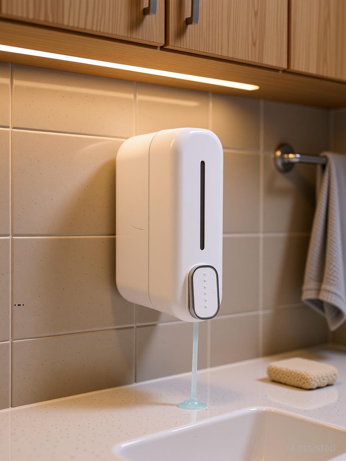 CARNIVAL Wall Mounted Dispenser 350ml White - Image 1