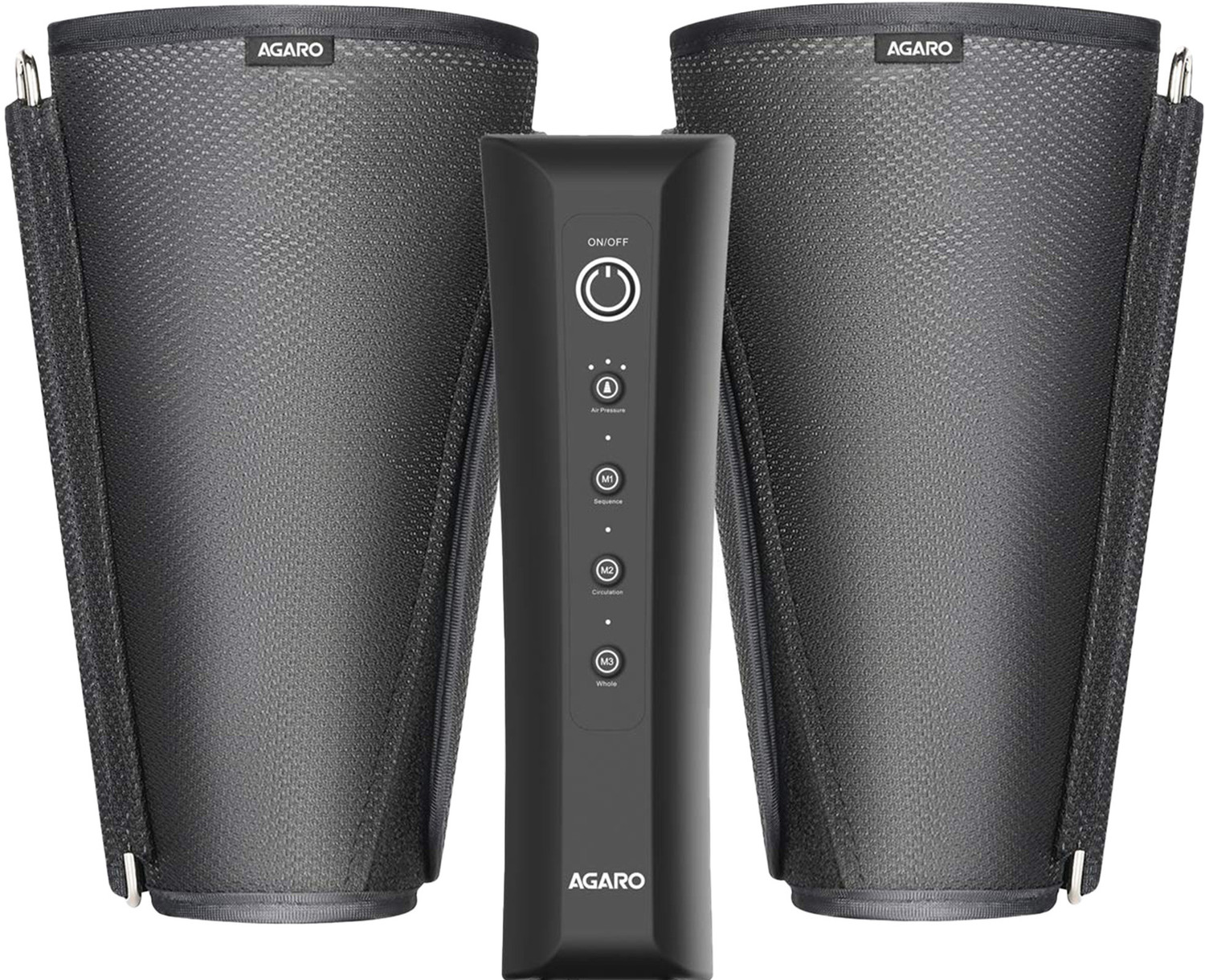 AGARO 33432 Smart Air Compression Leg Massager for Leg, Foot & Calves for Pain relief Massager (Grey) - Image 1