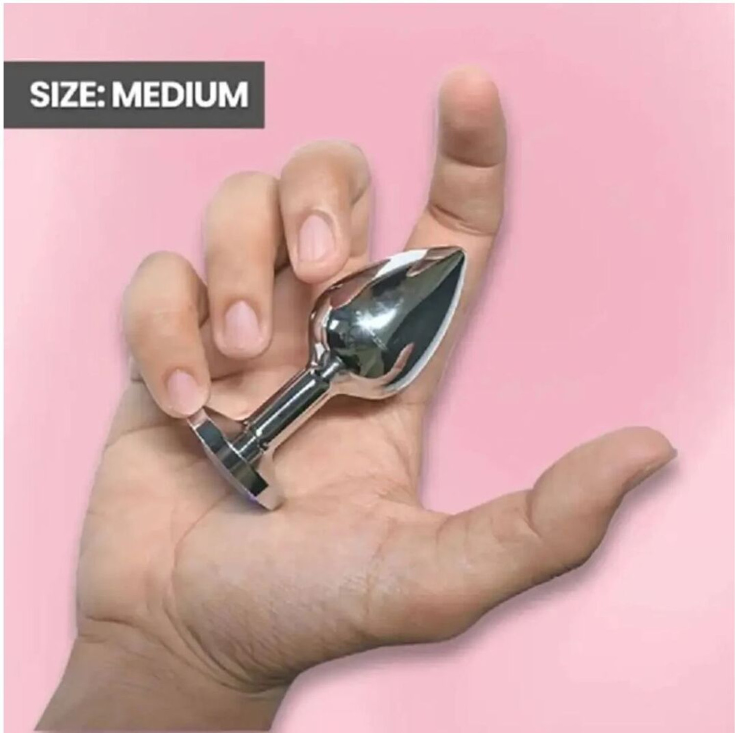 naughty life small plug-03 Stainless Steel Deep Tissue Massage Roller - Image 1