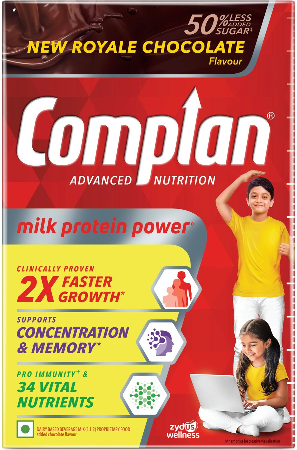 Complan Royale Chocolate Nutrition Drink Powder 500g - Image 1