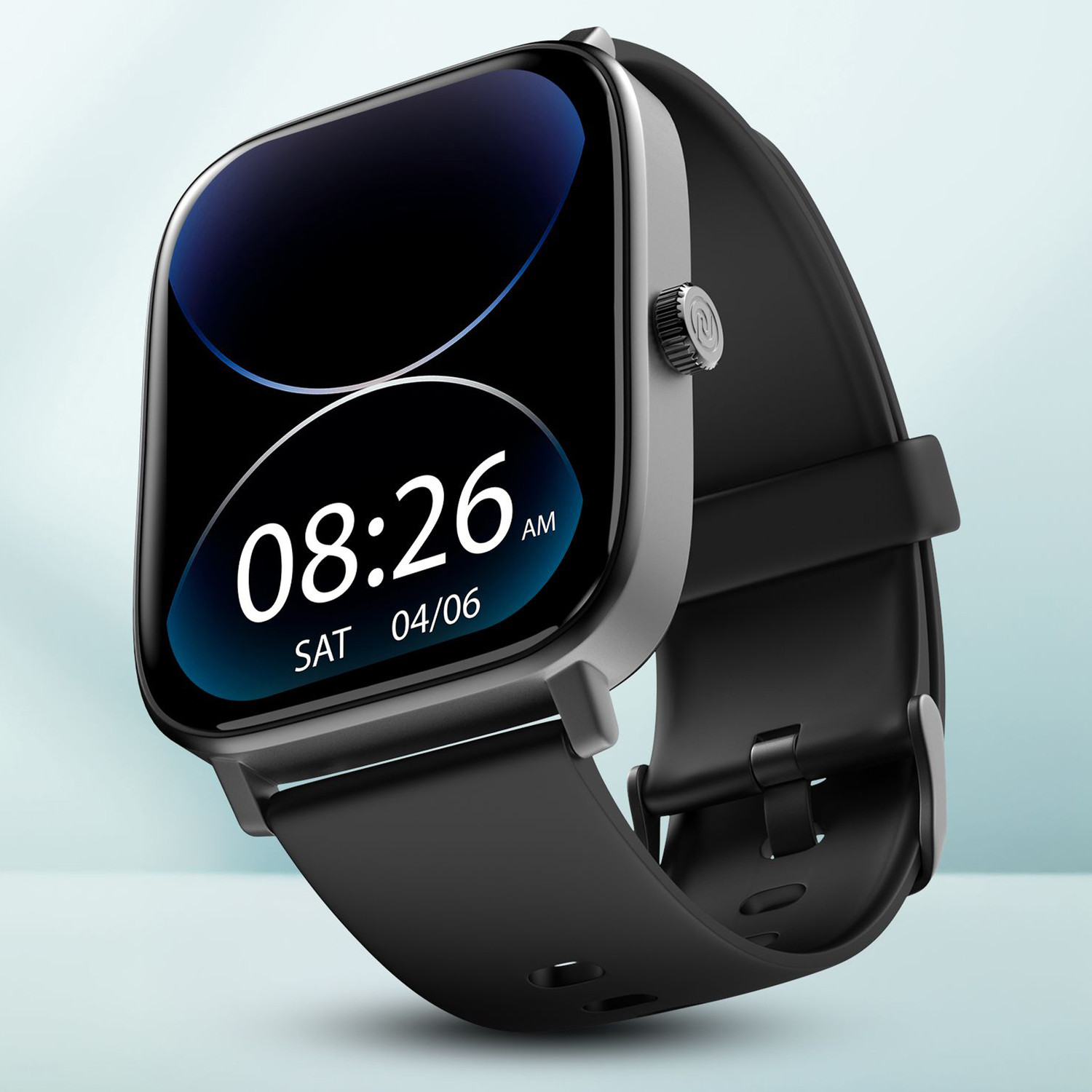 Noise Colorfit Icon 2 1.8'' Display with Bluetooth Calling, AI Voice Assistant Smartwatch (Jet Black Strap, Regular) - Image 1