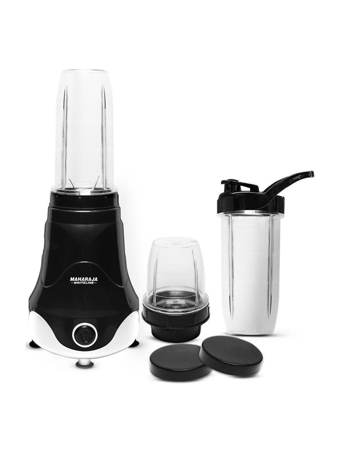 Maharaja Whiteline Mx-280 400W Mixer Grinder, 3 Jars, Black - Image 1