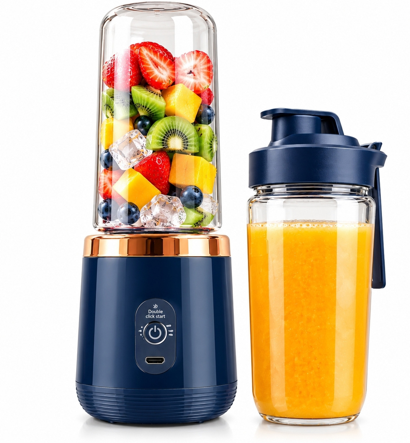 Arshad Enterprises Portable USB Rechargeable Blender 500 ml - Image 1