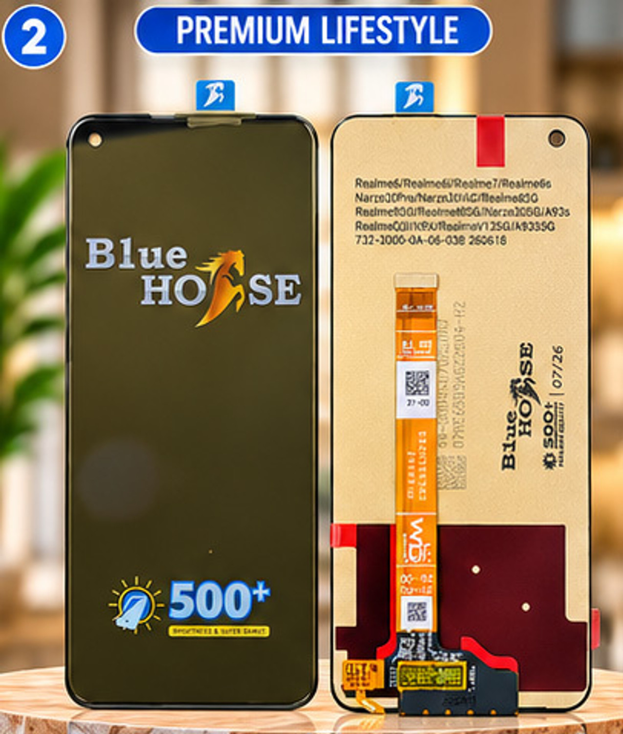 RMW LCD Display for Realme 6/6i/7/6s with Touch - Image 1