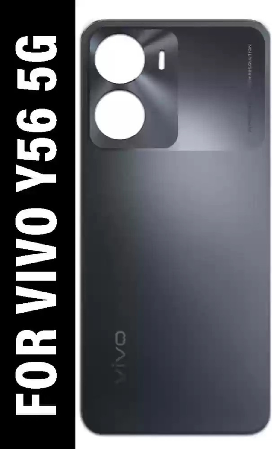 Suffain VIVO Y56 5G WITH PROPER LOGO Back Panel (Black Engine) - Image 1