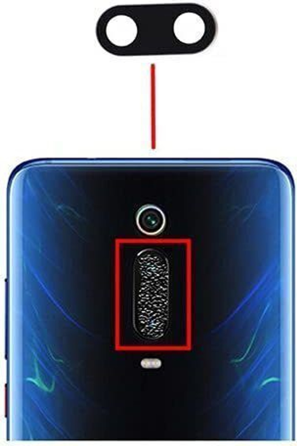 SUTZR सà¥à¤¤à¥à¤à¤¼à¤° CG0290 Xiaomi Mi Redmi K20 Pro à¤à¥à¤®à¤°à¤¾ लà¥à¤à¤¸ à¤à¥à¤²à¤¾à¤¸ - Image 1