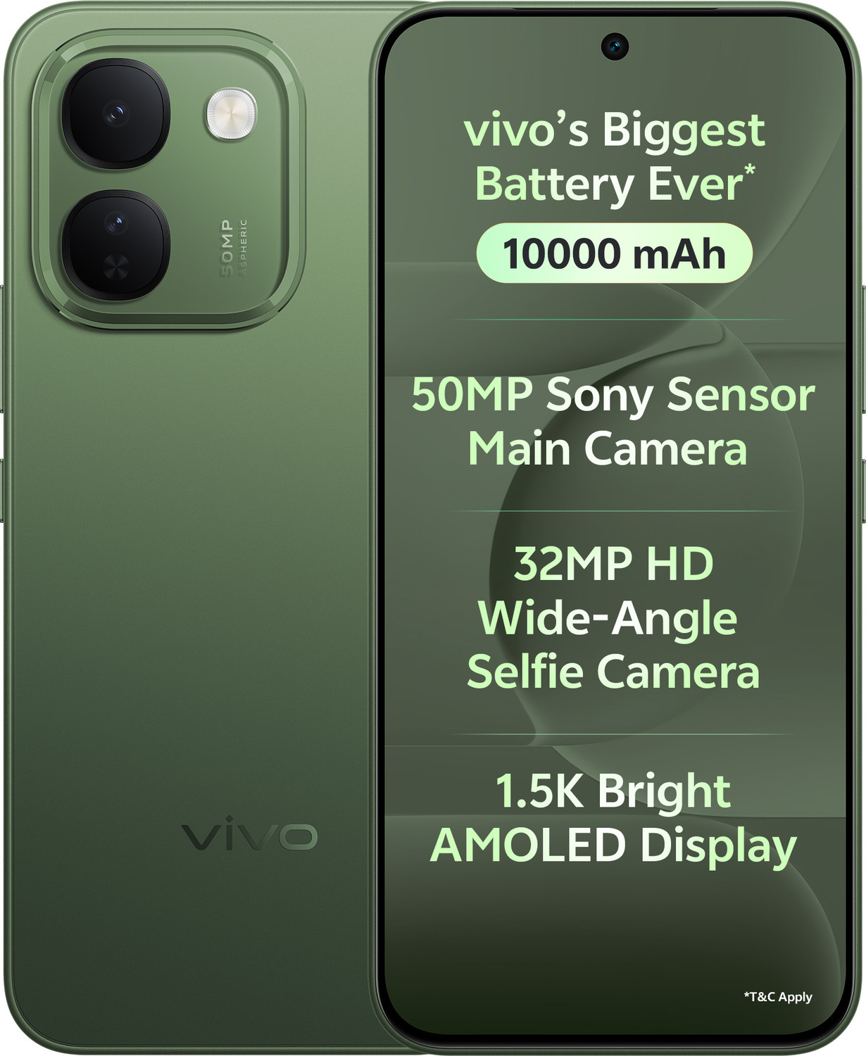 vivo S2 FE 128 GB 8 GB RAM Stellar Green - Image 1