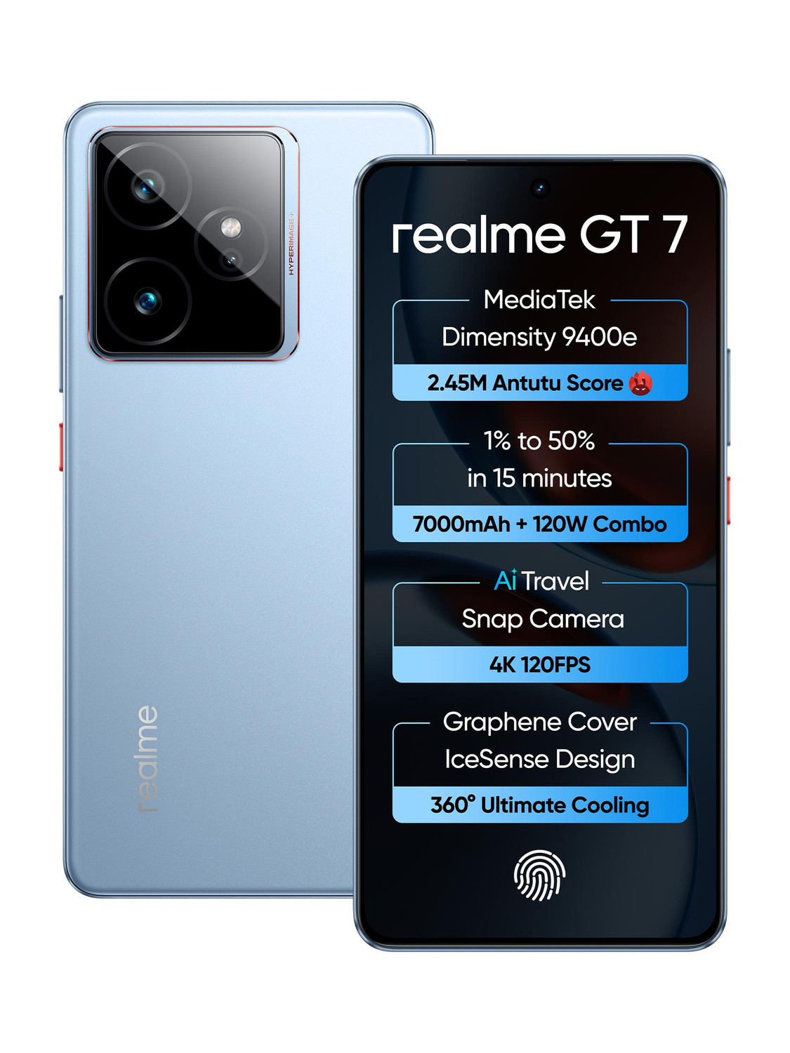 realme GT 7 5G (256GB, 12GB RAM) - Image 1