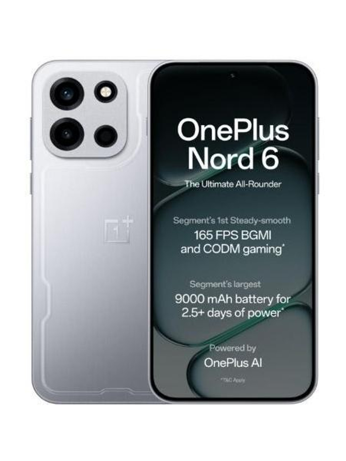 OnePlus Nord 6 (Quick Silver, 256 GB) (12 GB RAM) - Image 1