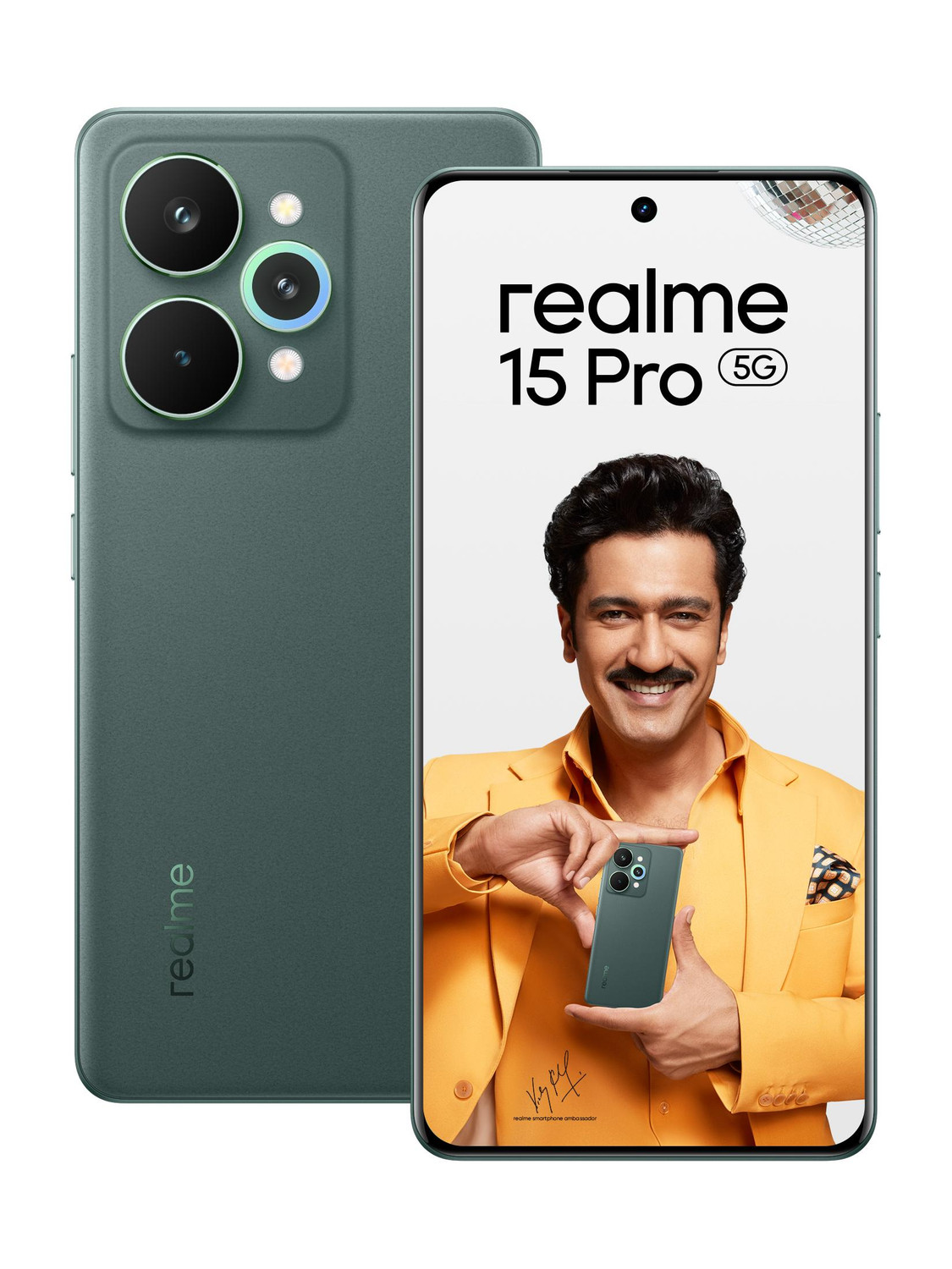 realme 15 Pro 5G Velvet Green 256GB 12GB RAM - Image 1