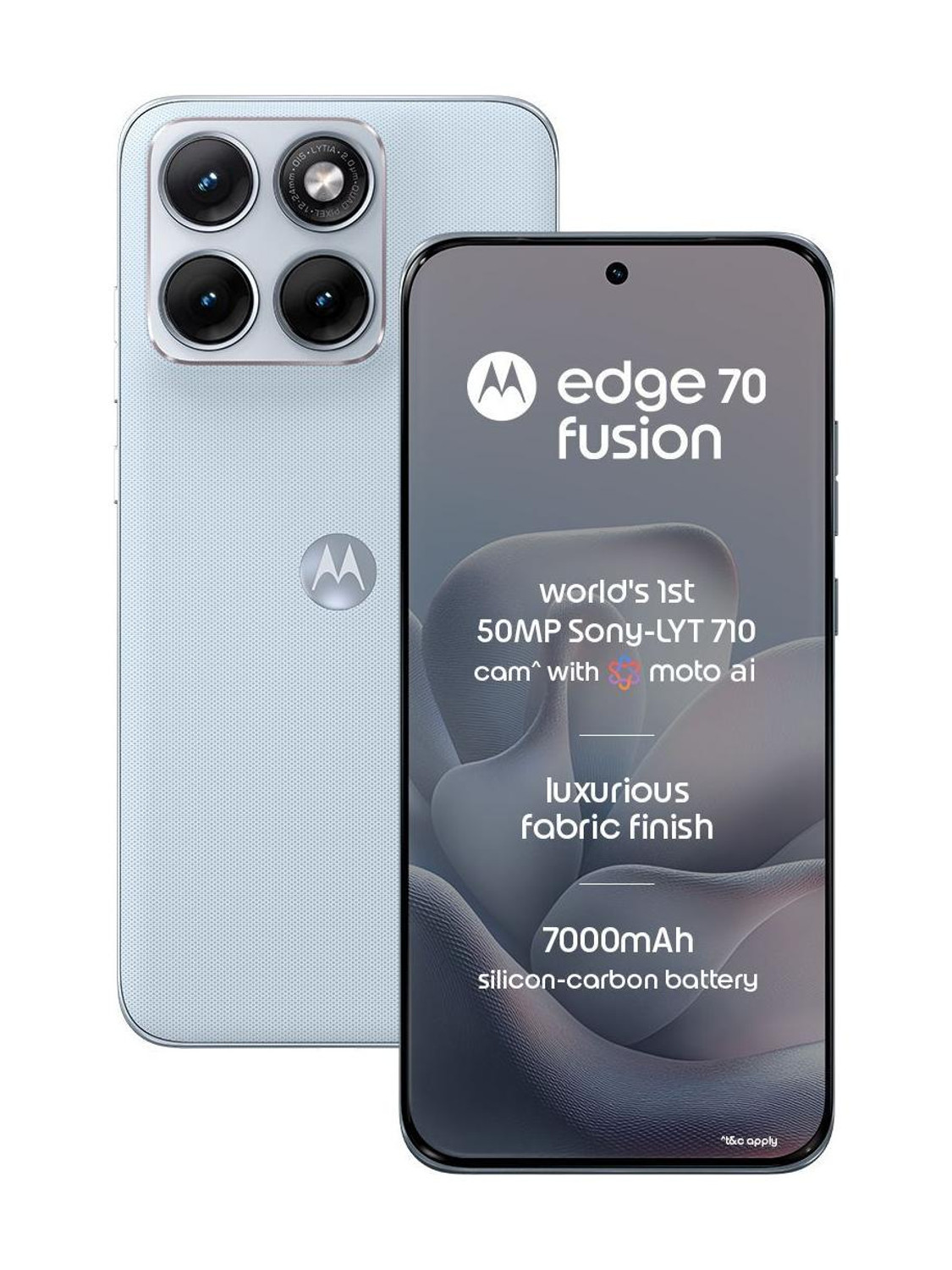Motorola Edge 70 Fusion 5G (Pantone Country Air, 256GB, 12GB RAM) - Image 1